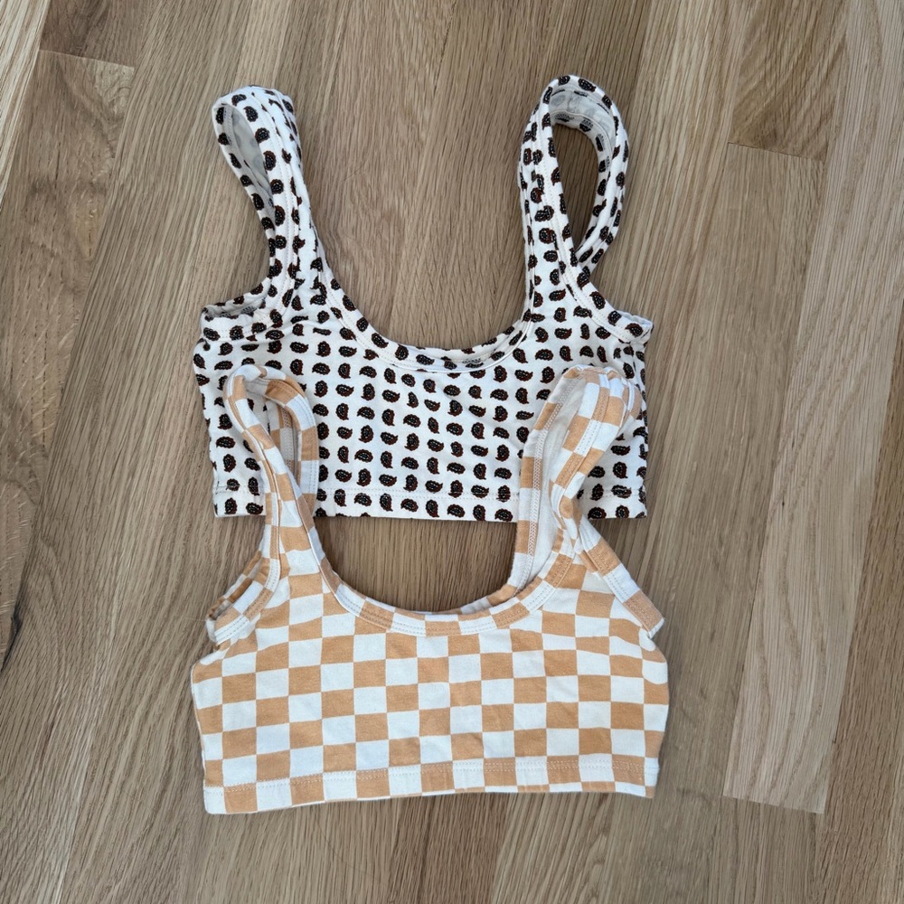 2x Arq XS wide strap bra